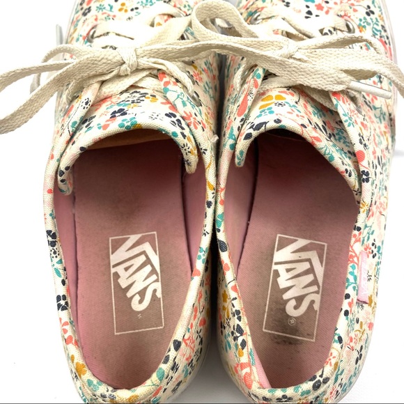 Vans Camden Lace Up Floral Sneakers, Women's 8 - Picture 10 of 12